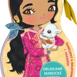 Obliekame marocké bábiky LOUNA – omaľovánky a samolepky