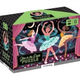 Puzzle Mudpuppy Polmesačný balet svietiaci v tme 100 dielikov