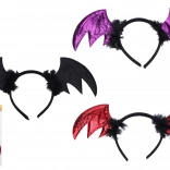 Karnevalová čelenka s krídlami netopiera