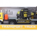 Kamión s helikoptérou na batérie so svetlami a zvukmi