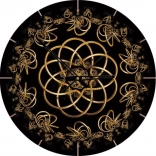 ART Puzzle hodiny Tanec s nocou 570 dielikov