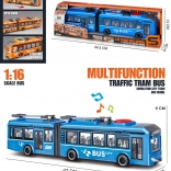 Trolejbus modrý v mierke 1:16