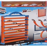 Dráha 3v1 s autíčkami a garážou