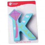 Drevené písmeno K CLASSIC WORLD