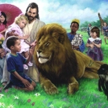 Puzzle EUROGRAPHICS Lev a jahňa 1000 dielikov