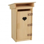 Drevená stavebnica kadibúdky 1:16 – model na lepenie