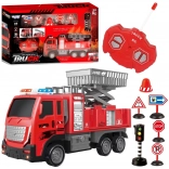 woopie diaľkovo ovládané hasičské vozidlo s plošinou 1:16