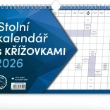 Stolový kalendár s krížovkami 2026