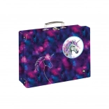 Kufrík A4 OXY GO Jednorožec pre deti