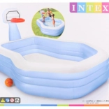 nafukovacie herné centrum s basketbalovým košom