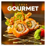 Poznámkový kalendár Gourmet 2026