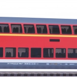 Osobný dvojposchodový vagón 1./2. triedy DB Regio