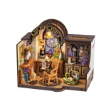 Miniatúrny model čarodejnícka pracovňa