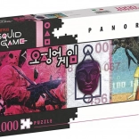 Panoramatické puzzle CLEMENTONI Netflix Squid Game 1000 dielikov