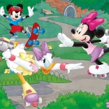 Puzzle Minnie športuje 100 XL dielikov