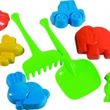 Súprava Báboviek na Piesok - Dopravné Prostriedky a Zvieračiky