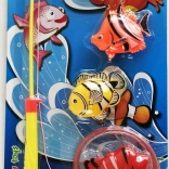 Rybárčenie pre deti s podberákom a 5 rybami