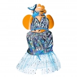 Karnevalový set morská panna - šaty a čelenka