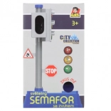 Semafor so značkami pre deti 24 × 14 cm so svetelnými efektmi