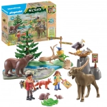 Playmobil Wiltopia – zvieratá Severnej Ameriky, stavebnica 54 dielov