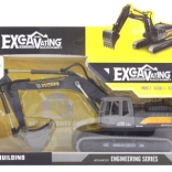 Kovoplastový model bagra 20,5 cm