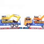 Plastový kamión s bagrom pre deti