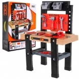 Detský pracovný ponk 64 dielov s náradím a doplnkami