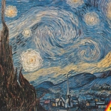 Puzzle Hviezdna noc 1000 dielikov PIATNIK