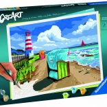 creart prázdniny pri Baltskom mori – maľovanie podľa čísel (premium series b)