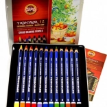 Koh-I-Noor Trojhranné pastelky Triocolor 12 ks