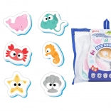 Hračky do vane z peny s motívmi morských zvieratiek