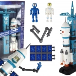 Hračka Vesmírna misia Raketa Astronauti Odpaľovacie zariadenie 15 kusov
