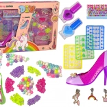 Súprava na nechty a šperky farebná