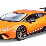 Kovový model BBURAGO 1:24 LAMBORGHINI Huracán Performante oranžový