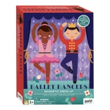 Magnetická obliekaná sada pre baletných tanečníkov Petit Collage
