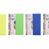 Špirálový linajkový zápisník A5, 100 strán