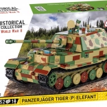 Stavebnica COBI Panzerjäger Tiger (P) Elefant – historická kolekcia 1:28