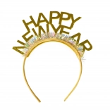Čelenka Happy New Year zlatá