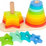 Navliekacia veža Dúha Duo pre deti