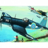 Plastový model lietadla F4U-1 Corsair na zostavenie