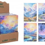 Linajkový zápisník 21 × 14,5 cm – Krajina, 80 strán