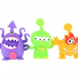 Antistresový mačkací mimozemšťan – slizová hračka 8–9 cm, 3 farby