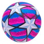 Gumená lopta s jasnými hviezdami modrá 24 cm