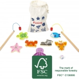 Magnetická rybárska hra pre deti