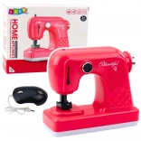 Zábavný šijací stroj pre deti s myškou ružový