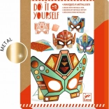 Kreatívna sada DJECO masky super robotov na dotvorenie