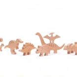 Súprava drevených dinosaurov Bajo 10 ks