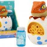 Stroj na bubliny Dino vo vajci s náplňou