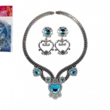 Detská trblietavá sada šperkov – náhrdelník a náušnice