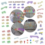 Masterkidz stavebnicová sada dráha pre loptičky Tabuľa STEM 440 kusov